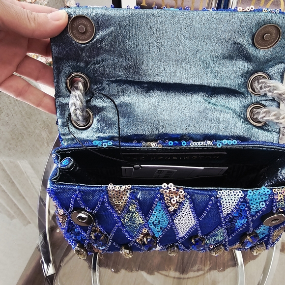 Kurt Geiger Multicolor Sequin Clutch - Picture 10 of 11